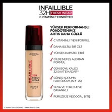 L'Oréal Paris Infaillible 32H Fresh Wear C Vitaminli Fondöten - 200 Natural Linen