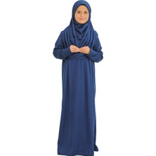 Iki Parça Çocuk Namaz Elbisesi Seti Eşarp Ile Takım, Islami Giyim Takım Kızlar Için