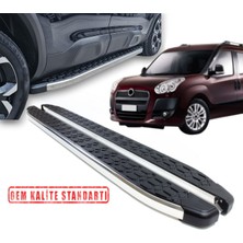 Tunax Doblo 2010 2020 Araca Özel Blackline Yan Basamak