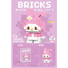 Sanrio My Melody Bricks 3D Yapboz LEGO Puzzle Yapı Oyuncakları