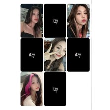 Rollas Store Itzy Kpop Fotokart Polaroid Seti Pano Dekarosyon