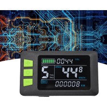 Teedoo P3C LCD Ekran Kontrol Paneli Renkli Ekran 24V 36V 48V 60V Elektrikli Bisiklet Ölçer Elektrikli Scooter Için (6pın) (Yurt Dışından)