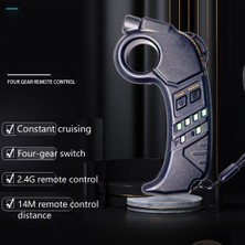 Qcuiil Dört Vitesli Uzaktan Kumanda Kablosuz 2.4g Yüksek Frekanslı Dört Tekerlekli Elektrikli Scooter Aksesuarları Uzaktan Kumanda Alıcısı (Yurt Dışından)