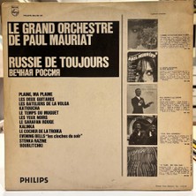 Le Grand Orchestre De Paul Mauriat ‎- Russie De Toujours 1971 Baskı Lp - Plak