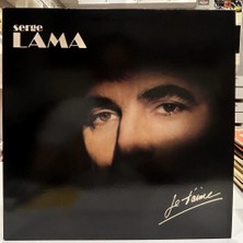Serge Lama ‎- Je T'aime 1987 Baskı Lp - Plak