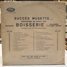 Raymond Boisserie Son Accordeon Et Son Orchestre - Succès Musette 70LER Baskı Lp - Plak