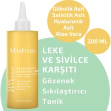 Akne ve Leke Önleyici Cilt Bakım Seti, Niacinamide Serum, Tonik, Makyaj Çantası Hediyeli