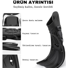 Profesyonel Yüzme Palet Gözlük Dalış Seti 38-47 Ayaklar Için Kaliteli Yüzme Dalış Dalma Balık Seti