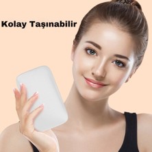 Mini Taşınabilir Makyaj Aynası LED Işıklı  5x Büyütme Cep Seyahat Estetik Araçları Güzellik Aynası
