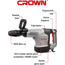 Kırıcı Sds Max 1500W CT18123V Bmc | Bakır Sargılı Elektrikli Devir Ayarlı Profesyonel Hilti