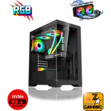 Zeiron Pegasus RTX80 Ryzen 7 5700X 32GB Ram 1 Tb M.2 Nvme 8gb RTX4060 Sıvı Soğutmalı Oyuncu Masaüstü Bilgisayar