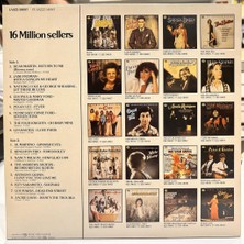 16 Mıllion Sellers Dean Martin Nat King Cole Anthony Quinn Kyu Sakamoto ve Diğerleri 1980 Baskı Lp - Plak