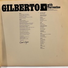 Astrud Gilberto ‎- Gilberto With Turrentine 1971 Baskı Lp - Plak