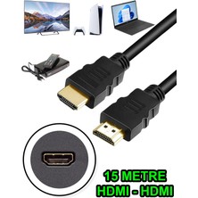 Anadolu Pars 15 Metre  3D 4K Full Hd HDMI Tv Uydu Alıcısı Kablosu HDMI Kablo