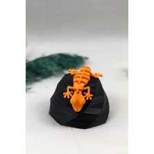 3d Hareketli Oyuncak Kertenkele- Turuncu