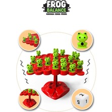 Frog Kurbağa Denge Oyunu - Frog Balance Kutu Oyunu Eğitici Oyun Beceri Oyunu Oyun Seti Montessori Oyuncak