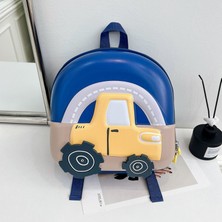 Merrigift Okul Öncesi 3-6 Yaş Arası Erkek ve Kız Çocukları Için Şirin Araba Sırt Çantası Hediyesi, Mavi-Bej (Yurt Dışından)