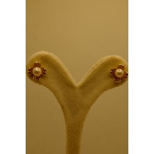 Ayışığı Xuping Gold Çiçek Kolye Küpe Seti