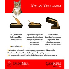 ÇamKum  Star Tozsuz ve Topaklanan Doğal Kedi Kumu 7+7 Lt