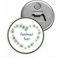 Anneler Günü Hediyesi Isime Özel Magnet ( Açacaklı Magnet )