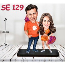 Özcan Tasarım Kişiye Özel Ahşap Biblo - Dansçı Çift Biblosu 2