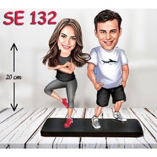 Özcan Tasarım Kişiye Özel Ahşap Biblo - Sporcu Çift Biblosu 3