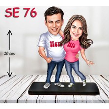 Özcan Tasarım Kişiye Özel Ahşap Biblo - Sevgili Çift Biblosu 3