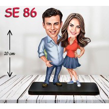 Özcan Tasarım Kişiye Özel Ahşap Biblo - Sevgili Çift Biblosu 4