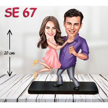 Özcan Tasarım Kişiye Özel Ahşap Biblo - Aşçı Çift Biblosu