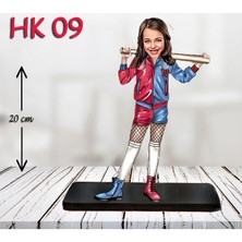 Özcan Tasarım Kişiye Özel Ahşap Biblo - Kız Çocuk Karikatür Biblo - Kahraman 8