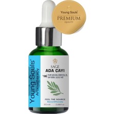 Young Souls Aromatherapy Sage Essential Oil Adaçayı Uçucu Yağ 20 ml