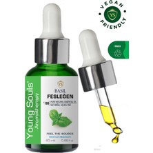 Young Souls Aromatherapy Basil Essential Oil Fesleğen Uçucu Yağ 20 ml