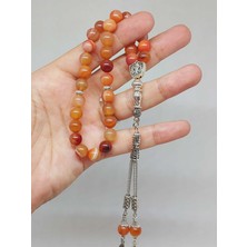 Yaşam Tohumu Akik Taşı Tesbih 33LÜK 8mm (53318)