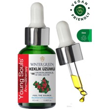 Young Souls Aromatherapy Wintergreen Essential Oil Keklik Üzümü Uçucu Yağ 20 ml