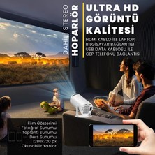 Upway HY300 Ultra Hd 1280X720 Piksel 1800 Lümen HDMI Multimedia Projeksiyon Cihazı