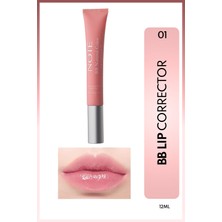 Note BB Lip Corrector Renk Eşitleyici Dudak Parlatıcısı Şeffaf 01