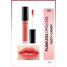 Note Flawless Lipgloss Nemlendirici Etkili Parlak Ruj 06 Tasty Candy - Pembe