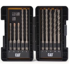 Cat DA03901 10 Parça Tungsten Karbür Sds-Plus Beton Matkap Uç Seti