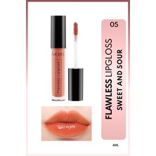 Note Flawless Lipgloss Nemlendirici Etkili Parlak Ruj 05 Sweet And Sour - Turuncu