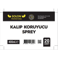 20 Adet (1 Koli) Profesyonel Kalıp Koruyucu ve Yağlayıcı Spreyi 400 Ml.