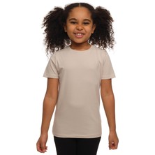 Taş Basic Unisex Çocuk Sıfır Yaka Kısa Kollu Tişört