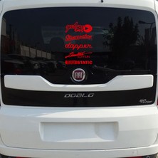 Arka Cam Sticker Seti Model 6 - Oto Sticker - Araç Sticker - Araba Sticker
