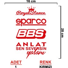 Arka Cam Sticker Seti Model 7 - Oto Sticker - Araç Sticker - Araba Sticker