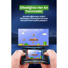 Teknoloji Gelsin 500 Oyun Retro Sup Konsolu X7M 3,5 Inç Ekran Video Oyunları  Hd/av Çıkışı Taşınabilir Mini Gamepad