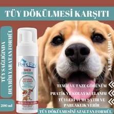 Pets Fav Köpek Tüy Dökülmesi Karşıtı Doğal ve Organik Kuru Köpük Şampuanı