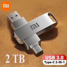 Xiaomi 2tb Type-C ve USB Flash Bellek Otg Çift Giriş USB