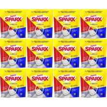 Asperox Sparx Bulaşık Makinesi Kapsülü 360 Adet Hepsi 1 Arada (Sirke-Limon-Karbonatlı) (12PK*30)