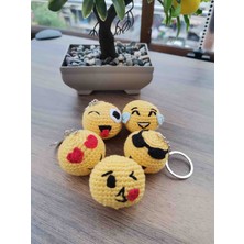 Morpembej Aşk Yüzü Sevgi Yüzü Emoji Anahtarlık
