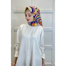 Shecarf Emproyal Desenli Pamuk Soft Eşarp 01093