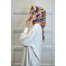 Shecarf Emproyal Desenli Pamuk Soft Eşarp 01093